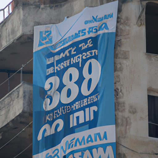בניין דירות ותיק בישראל, עם כרזה המודיעה על פרויקט שיפוץ תמ"א 38
