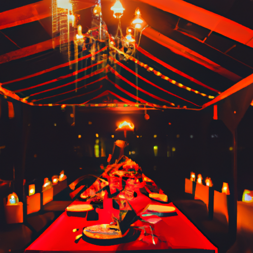 תמונה המציגה מקום למסיבת יום הולדת מואר להפליא המדגישה את חשיבות התאורה