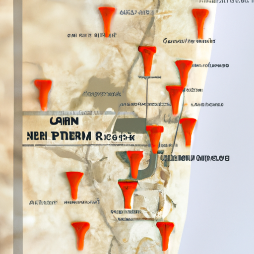 מפה המדגישה את מיקומי פריים להשקעות נדל"ן בישראל